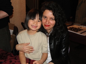 Lucy Kaplansky with her daughter, Molly